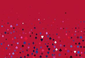 Light Blue, Red vector layout with elements of cards.