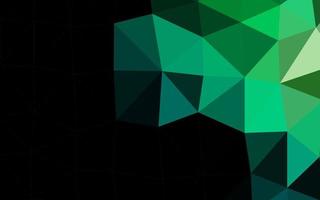 Dark Blue, Green vector blurry triangle pattern.