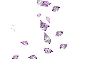 plantilla de doodle de vector de color púrpura claro.