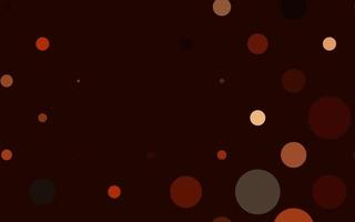 Light Black vector background with bubbles.