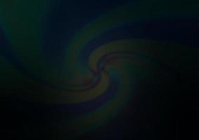 Dark Black vector blurred shine abstract background.