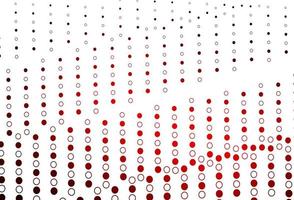 Light Red vector pattern with spheres.