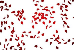 Light Red vector background with abstract forms.