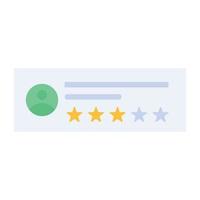 Modern flat icon design of message vector