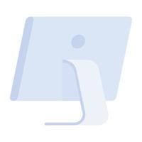 Check out flat icon of monitor vector