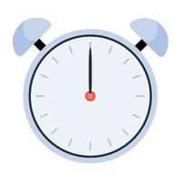 Check out flat icon of alarm clock vector