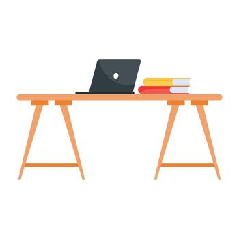 Flat vector denoting workplace