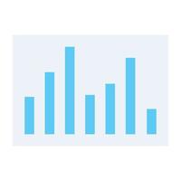 Trendy flat icon of web analytics vector