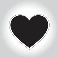 Collection of heart illustrations, love vector