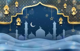 Isra Miraj Background vector