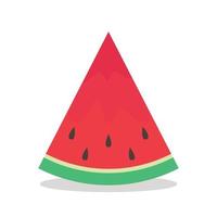símbolo de melón rojo. diseño de logo. vector