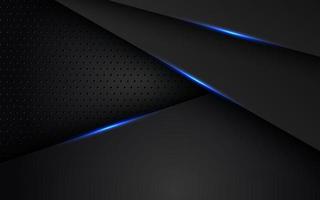 resumen azul claro negro espacio marco diseño diseño tecnología triángulo concepto gris textura fondo. eps10 vector