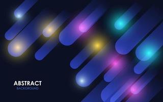 abstract dark navy blue with rounded shape glowing light effect background. eps10 vector