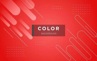 minimal red gradient abstract geometric fluid dynamic shape composition liquid rounded background. eps10 vector