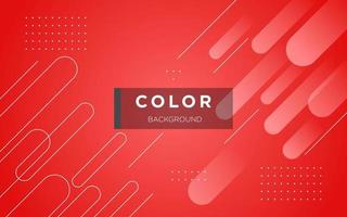 minimal red gradient abstract geometric fluid dynamic shape composition liquid rounded background. eps10 vector