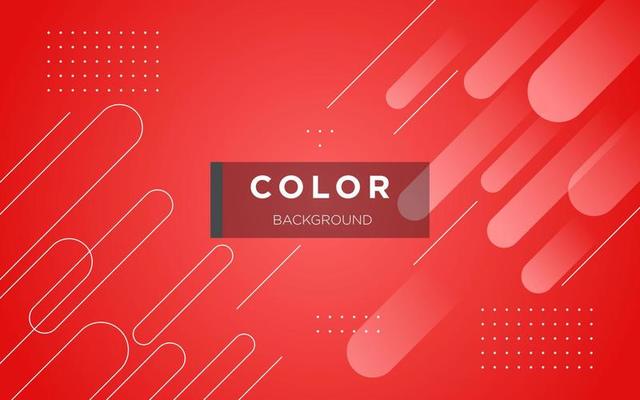 minimal red gradient abstract geometric fluid dynamic shape composition liquid rounded background. eps10 vector
