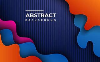 abstract orange, purple, blue gradient wavy overlap layers with modern texture background. eps10 vector