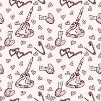 esoteric valentines day pattern vector