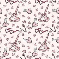 esoteric valentines day pattern vector