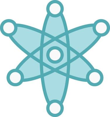 Molecules Vector Icon