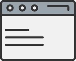 Browser Vector Icon