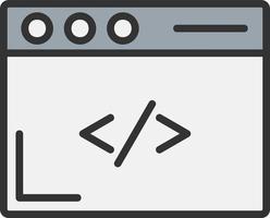 Coding Vector Icon