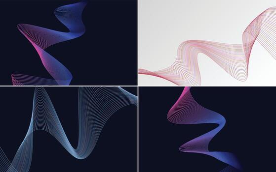 Use these vector backgrounds to create a polished. professional look.