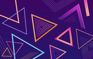 Purple Triangular Shape Background vector