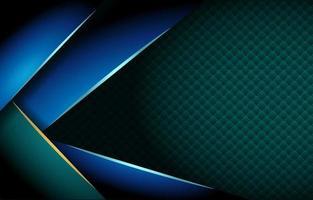 3D Blue And Green With Textures vector