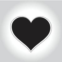 Collection of heart illustrations, love vector
