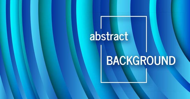 Geometric blue background with abstract circles shapes