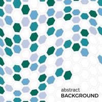 Abstract background with color hexagons elements. Vector illustration.
