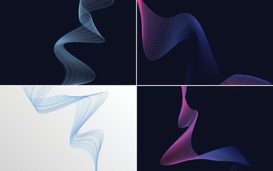 use este paquete de fondos vectoriales para agregar un toque de estilo a su presentación. volantes. o folleto vector