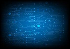 Circuit technology background with hi-tech digital data connection vector