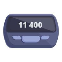 Digital watch icon cartoon vector. Sport app vector