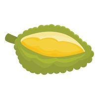 icono de jaca orgánica vector de dibujos animados. comida de frutas