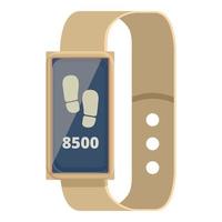 Device tracker icon cartoon vector. Sport app vector