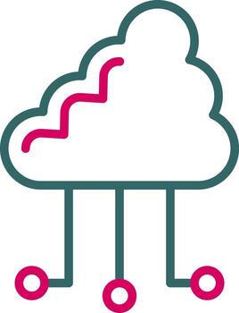 Cloud Computing Vector Icon