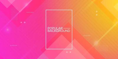 Abstract bright pink and orange vector template with simple lines pattern background.Simple design with colorful gradient. New design for ad, poster, banner.Eps 10 vector