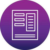 Layout Vector Icon