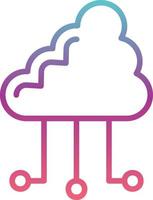 Cloud Computing Vector Icon