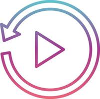 Replay Vector Icon