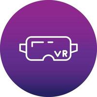 Virtual Reality Vector Icon