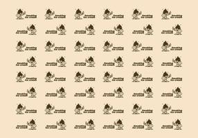 Illustration design pattern of ice cream mascot holding a cigarette vector