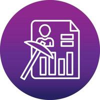 Data Mining Vector Icon