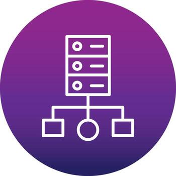 Cluster Computing Vector Icon