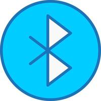 icono de vector de bluetooth