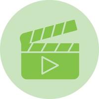 icono de vector de película