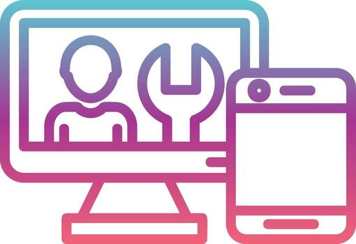 Data Synchronization Vector Icon