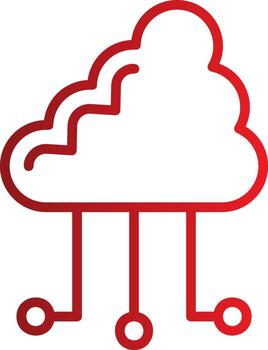 Cloud Computing Vector Icon